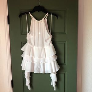 Boutique Pure White Halter